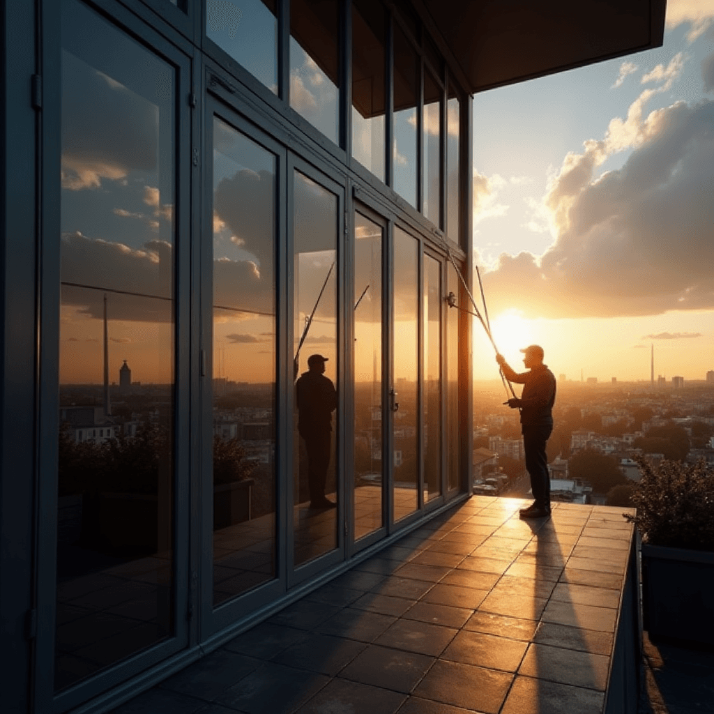 Glas- und Fensterreinigung